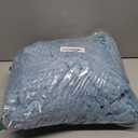 Exclusivo Mezcla Fleece Bed Blanket Twin Size, Super Soft and Warm Blankets for Couch, Sofa and Bed Waffle Textured, Cozy, Fuzzy and Lightweight (Slate Blue, 60x80 inches)