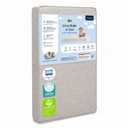 Delta Children Serta SleepTrue Mini Crib Mattress, Premium Sustainably Sourced Fiber Core, Hypoallergenic & Waterproof Cover, Greenguard Gold Certified - Made in USA, White