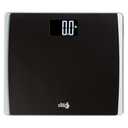 EatSmart Precision Digital Bathroom Scale for Body Weight – Extra-Wide Platform, High-Visibility Display, Ultra-Durable Design for Home, Pets, Luggage & More, 550 LB High Capacity, Black