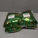 4 x 20/40/60/80 FT St Patricks Day Garland Decor Gold Green Shamrock Hat Tinsel Garland, Shiny Metallic Streamer Twist Garland Hanging St Patricks Day Decorations for Home Indoor Outdoor Party Supplies