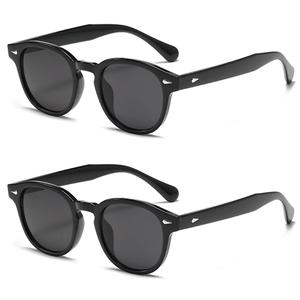 Ridering Women Men Round Sunglasses, Retro Womens Trendy Classic Small Lens UV Protection Sunglasses