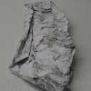 LIBERECOO Round Vinyl Fitted Tablecloth with Flannel Backing Elastic Edge Table Cover Waterproof Stain-Resistant Wipeable Tablcloths Fits 57-65" Round Tables (White Marble)