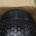 15x6.00-6 Flat Free Lawn Mower Tire and Wheel, 15x6-6nhs Riding Mowers Lawn Tire and Wheel with 3/4" Bearing, 3" Centered Hub, 2 Pack