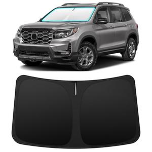 INSAUTO Custom Fit Windshield Sun Shade Accessories for Honda Passport 2019-2026, Foldable Front Window Sunshade, UV & Heat Reflector, Keeps Interior Cool, Includes Storage Bag