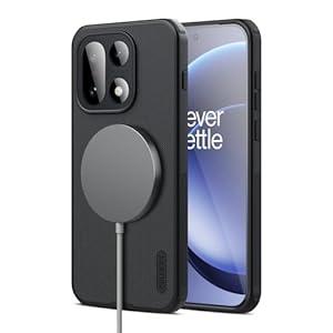 Nillkin for OnePlus 15 MagSafe Case, Compatible with MagSafe, Military Grade Drop Tested, Shockproof Slim Fit One Plus 15 Case, Frosted Shield Pro for OnePlus 15 Case MagSafe, Black