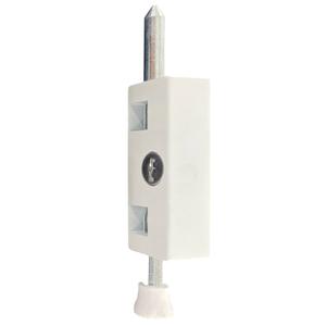 Pro-Lok Entry Armor EPL-106-W Patio Door Lock- Keyed Lg Rectangle (White Finish)