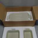 Sweejar Ceramic Bakeware Set, Rectangular Baking Dish for Cooking, Kitchen, Cake Dinner, Banquet and Daily Use, Casserole Dishes for Oven Porcelain Baking Pans (Beige)