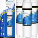 EXCELPURE 9000 077104 UltraClarity REPLFLTR10 Refrigerator Water Filter Replacement for Bosch Ultra Clarity 9000194412, 644845, B26FT70SNS, B22CS80SNS, B22CS50SNS, Haier 0060820860, 3PACK