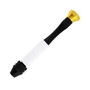Pin Vise Aluminum Hand Drill Manual Rotary Tool for Making Craft Woodworking Drilling Mini Micro Hand Drill (As shown)