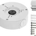 PFA130-E Waterproof Junction Box for Indoor/Outdoor Dome and Bullet Camera (White (with Cable Gland))