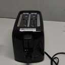 Elite Gourmet 2-Slice Cool Touch Toaster  6 Browning Levels, Extra Wide 1.25 Slots for Bagels & Thick Bread, Cancel Function, Compact, ETL Certified, Black