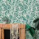 Tempaper Green Grassroots Removable Peel and Stick Wallpaper, 20.5 in X 16.5 ft, Made in The USA