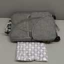 Lollimeow Pet Rolling Carrier, Dog Backpack with Wheels,Cats,Puppies Travel Bag with Wheels,Dog Trolley(Grey)