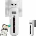 Plug in Waterless Diffuser - Up to 650 sqft Coverage, Wall Plug Oil Diffuser - Waterless Oil Diffuser with Button&App Dual-Control