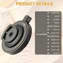 3 x NC301 Series Creami Maker Replacement Lid,Compatible with NC299AMZ/NC301/NC300 Series -NO Paddle