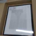 upsimples 16x20 Picture Frame, Display Pictures 11x14 with Mat or 16 x 20 Without, Wall Hanging Poster Frame, Black, 1 Pack