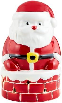 Mud Pie Light Up Santa Chimney; 4 1/2" x 2 3/4"