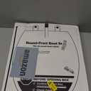 KOHLER 20111-0 Brevia, Slow Close Toilet Seat, Round Toilet Seat, Grip-Tight Bumpers Quick-Attach Hardware, White
