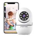 JAIOTlink 1080P Video Baby Monitor with Camera and Audio, Indoor Camera for Home Security with 2.4G/ 5GHz WiFi, Color Night Vision, AI Motion Detection, 2-Way Audio, Compatible with Alexa