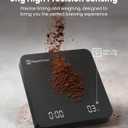 Maestri House S1 Air Espresso Scale with Timer, 0.1g Precision Coffee Scale with Auto Tare, 3 Smart Brew Modes, Ultra-Slim 0.63" Low-Profile, Rechargeable Digital Scale for Espresso & Pour Over