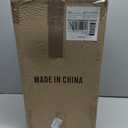 Decor Modern Farmhouse Lantern Decor Set of 2, Black Metal Candle Lanterns, Wooden Lanterns Decorative w/Timer & Remote-Controlled Flickering Candles for Home, Indoor, Table, Fireplace Mantle Dcor