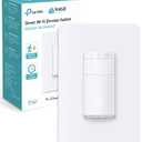 Kasa Smart Motion Sensor Switch, Dimmer Light Switch, Single Pole, Needs Neutral Wire, 2.4GHz Wi-Fi, Compatible with Alexa & Google Assistant, UL Certified, No Hub Required(ES20M) White 1-Pack