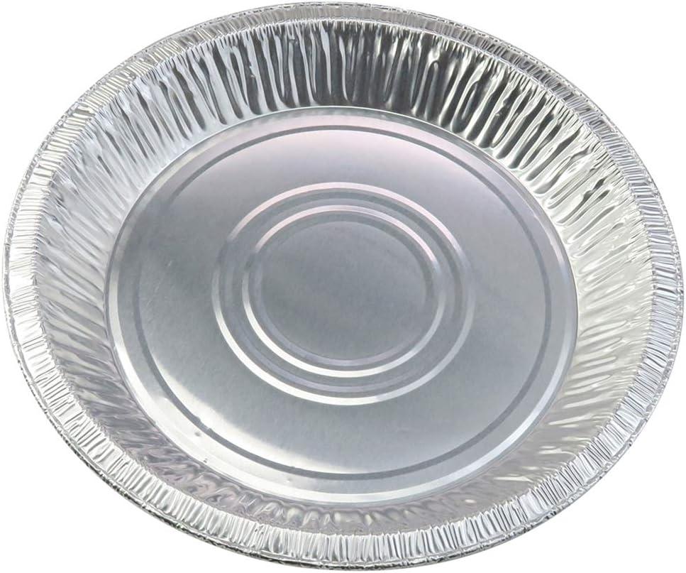 KitchenDance 10" Disposable Aluminum Foil Pie Pans - Pack of 13 | Strong & Sturdy Pie Tins for Bakers, Cooking, Kitchen, Cooks, Bakeries, Business | Oven to Table Convenience & 100% Recyclable
