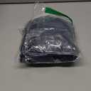 GOBLES Women's Sexy Long Sleeve V Neck Ruched Bodycon Mini Party Cocktail Dress Navy Small