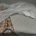 GarveeHome Vintage Rug 5x7 Floral Print Area Rug for Living Room Washable Non Slip Farmhouse Distressed Indoor Carpet Foldable Low Pile Soft Accent Throw Rug for Bedroom Home Nursery, Red