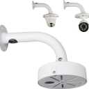 Security Camera Mount Bracket, Dome Camera Mount Universal Camera Wall Mounting Bracket/IP Camera for CCTV Security Camera, L Type