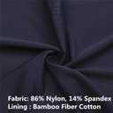 Womens Nylon Seamless Underwear Pack Available in High Waist Briefs and Low Rise Hipster for Legging No Show Panties (Black, XS)