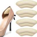 4PCS Self-Adhesive Heel Grips- Non-Slip Cushion Inserts to Prevent BlistersHeel Pads for Shoes,