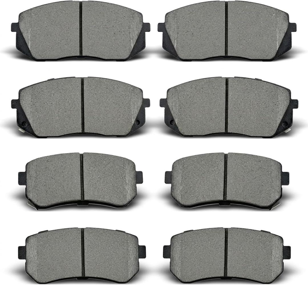 ALADICHE Ceramic Front Rear Brake Pads Compatible with 2011-2016 Hyundai Tucson Kia Sportage