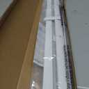 UNISHADES No Drill Blinds for Windows 1" Aluminum Cordless Mini Blinds L-Shaped Slat 100% Privacy, for Window Size 31" W 48" H - White