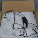 7 FT Christmas Inflatables Snowman Outdoor Yard Decorations, Christmas Blow up Snow Man with LED Lights & Black Hat, Winter Outside Decor for Holiday Party Patio Garden Lawn, Xmas New Year Kids Gifts