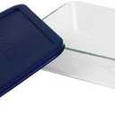 Storage Plus 6 Cup Rectangular Dish with Lid [Set of 4]
