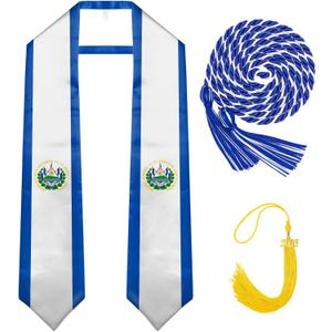 National Flag Graduation Stole Class of 2026, Flag Graduation Sash Gift, Stoles for Graduation 2026