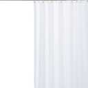 VAUGHN Shower Curtains White,  72"×72"