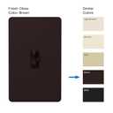 Lutron Ariadni/Toggler LED+ Dimmer Light Switch for Dimmable LED, Halogen and Incandescent Dimmer Switch, 150W, Single-Pole/3-Way, AYCL-153P-BR, Brown