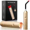 Pain Therapy Light (Model 1301), Near Infrared Light Therapy Wand with LED Light 630, 660, 855, 940nm
