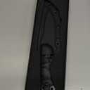 OERLA TAC OLL-005 Outdoor Knife Fixed Blade Camping Hunting Survival Field Knife 420HC Full Tang Steel Blade with Kydex Sheath and EDC Tactical Belt Clip