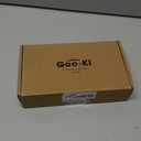 Goo-Ki 1.0''(24mm) Dia Cabinet Knob with Backplate,Antique Brass Drawer Knobs with Zinc Alloy Material,6 Packed