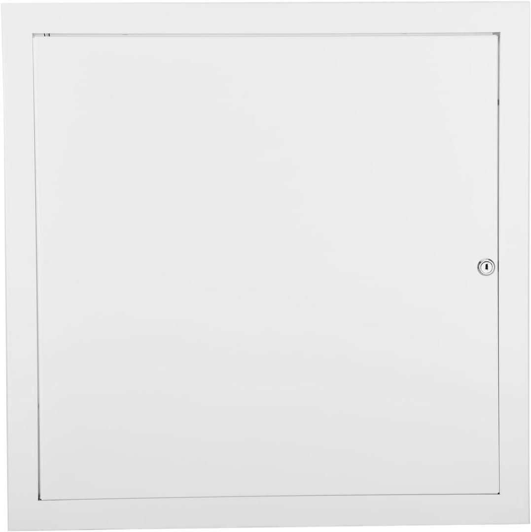 Thicken 1mm 8 x 8 Access Panel for Drywall,Attic Door, Ceiling Access Panel for Drywall,8x8 Metal Access Panels are Thickened to 1mm to Solve The Problem of Fragile Panels(Screwdriver Latch)