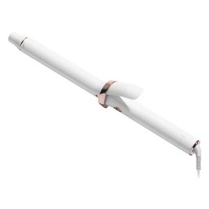 T3 SinglePass Curl X Extra-Long Barrel 1" Curling Iron with 9 Heat Settings and Ceramic Barrel for Fast Styling and Lasting Results on All Hair Types (White/Rose Gold)