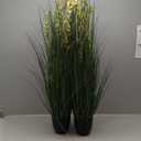 Artificial Plants Artificial Wheat Grass Faux Plants Artificial Grass Plant Fake Green Plants Tall Fake Plants Tall Suitable for Indoor Home Decor Outdoor Porch Terrace Decor（47In 2PCS)