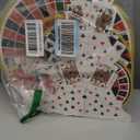 Casino Cupcake Stand 3 Tier for 24 Cupcakes Poker Dice Theme Cardboard Cake Dessert Holder Tower for Las Vegas Night Party Decoration Casino Decorations Adult Birthday Casino Themed Party Supplies