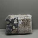 Przemy Area Rug for Living Room, Washable 5x7Ft Non-Slip Area Rugs for Bedroom,Non-Slip Floral Carpet for Home Office Nursery Dining Room Kitchen, Black and Beige