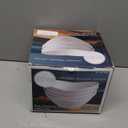 Over and Back 4-Piece What a Dish Porcelain Serving Bowls Set w/ Diamond Pattern Design  Microwave, Dishwasher & Oven Safe  Decorative Pieces Great for Appetizers, Sides or Dinner Portions, White