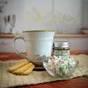 Bear Necessities Gourmet Sugar Cubes  Christmas Tree Sugar Cubes w/ Festive Red & Green Sprinkles  Handcrafted w/ Pure Cane Sugar Perfect for Coffee, Tea & Cocktails  Hostess Gift & Bar Accessory - 70g Jar - About 35 Cubes (2.47 Ounce (Pack of 1))