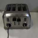 Cuisinart CPT-180BKS Classic 4-Slice Toaster, Black/Stainless Steel